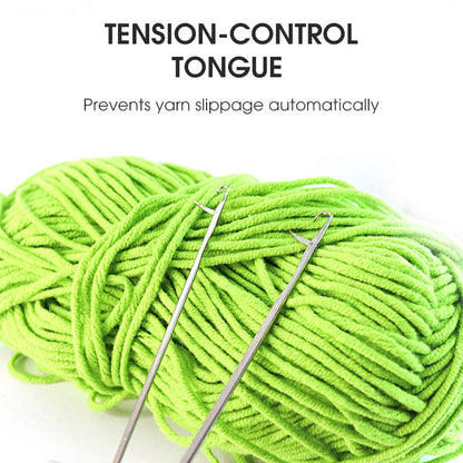 Crochets à tricoter avec languette pour pulls