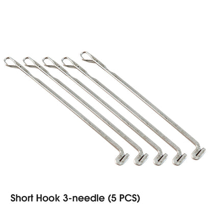 Crochets à tricoter avec languette pour pulls