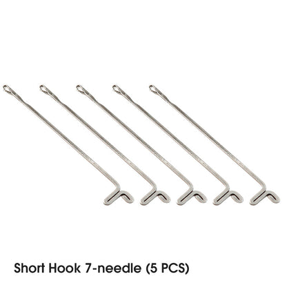 Crochets à tricoter avec languette pour pulls