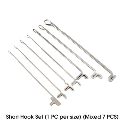 Crochets à tricoter avec languette pour pulls