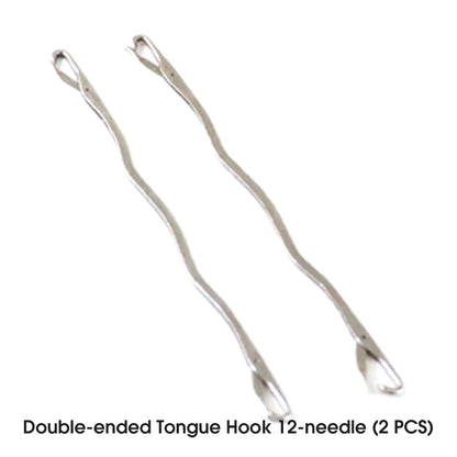 Crochets à tricoter avec languette pour pulls